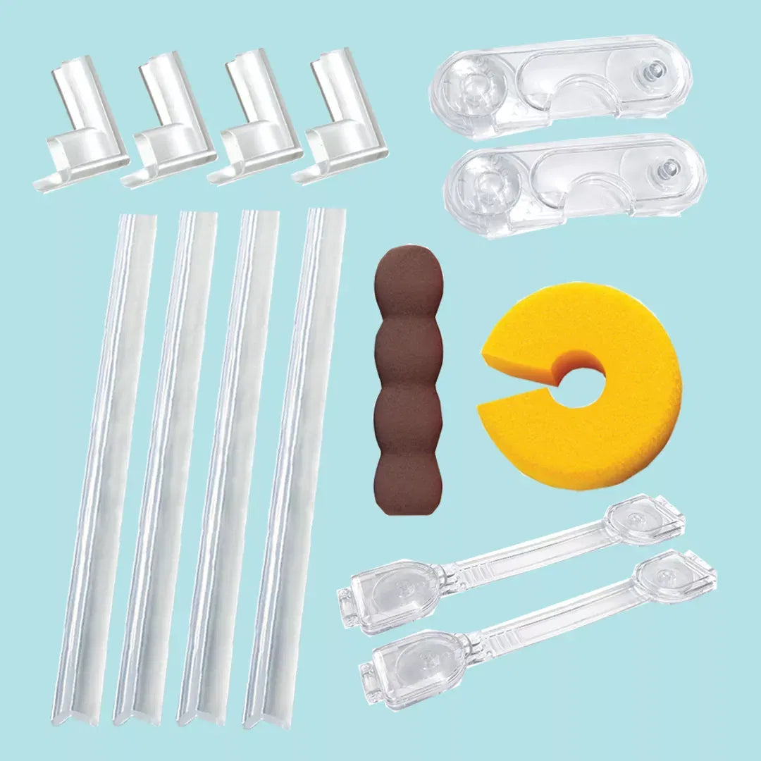 Pachet Sisteme de Siguranta Copii, 14 piese, Transparent - Default Title