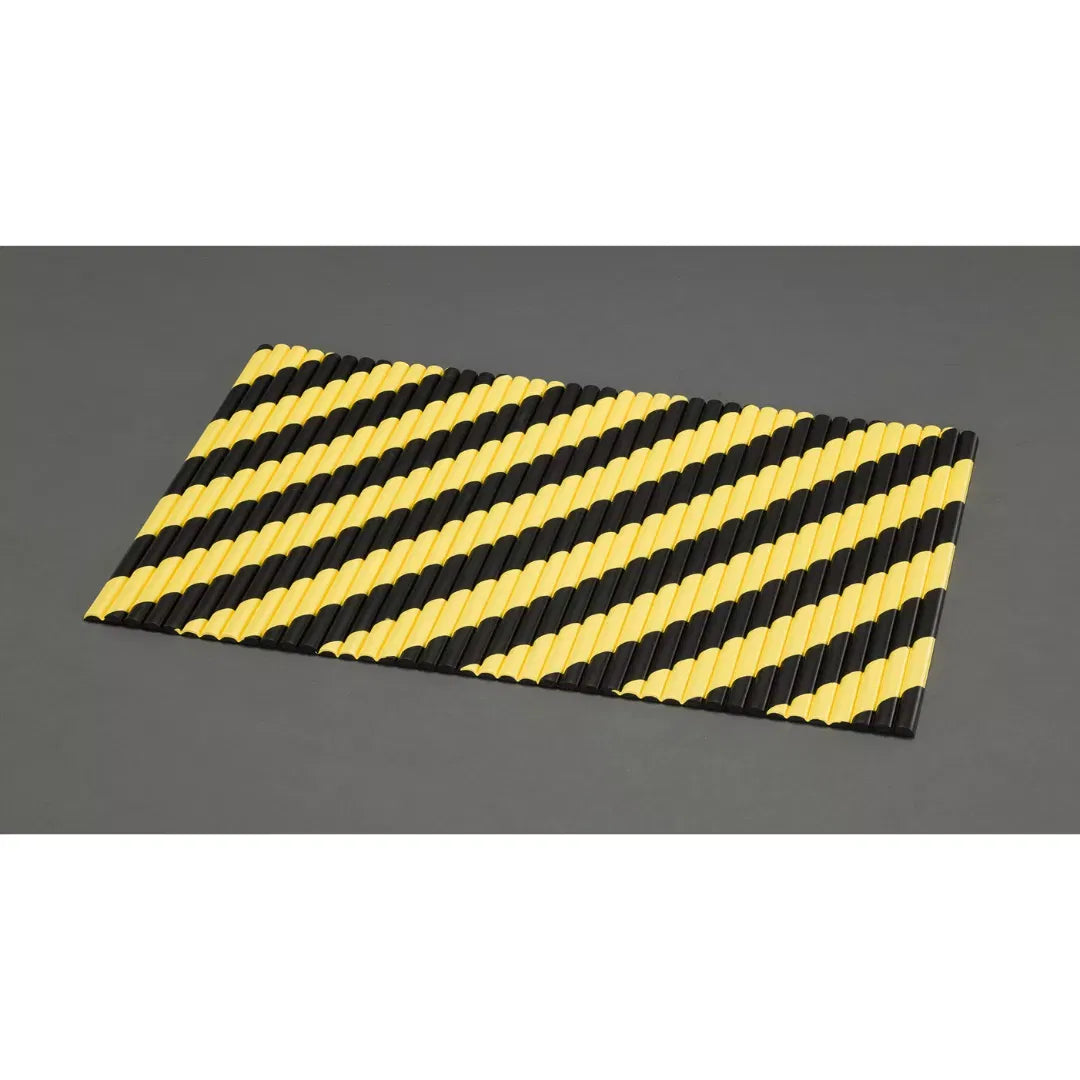 Panou decorativ, uz industrial, negru/galben, 9mm