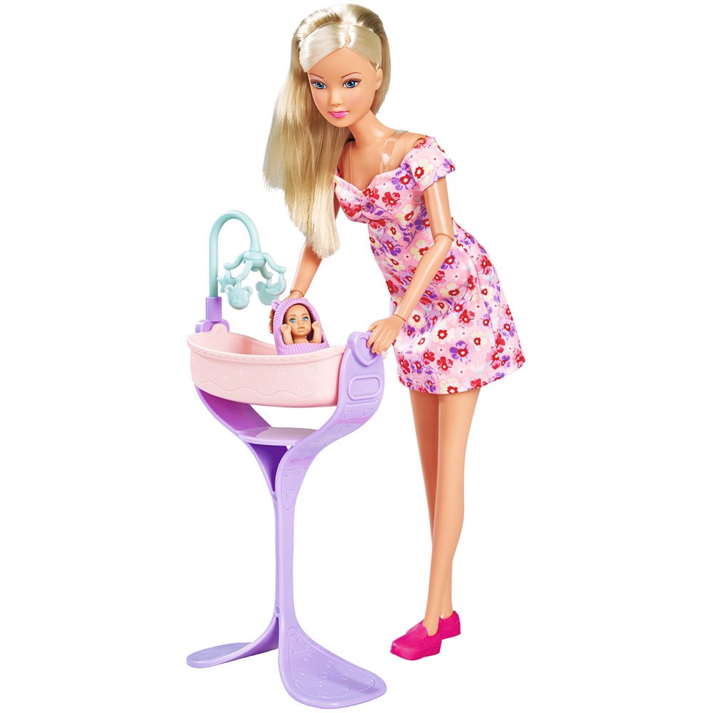 Papusa Simba Steffi Love Hello Baby 29 cm cu accesorii - Default Title