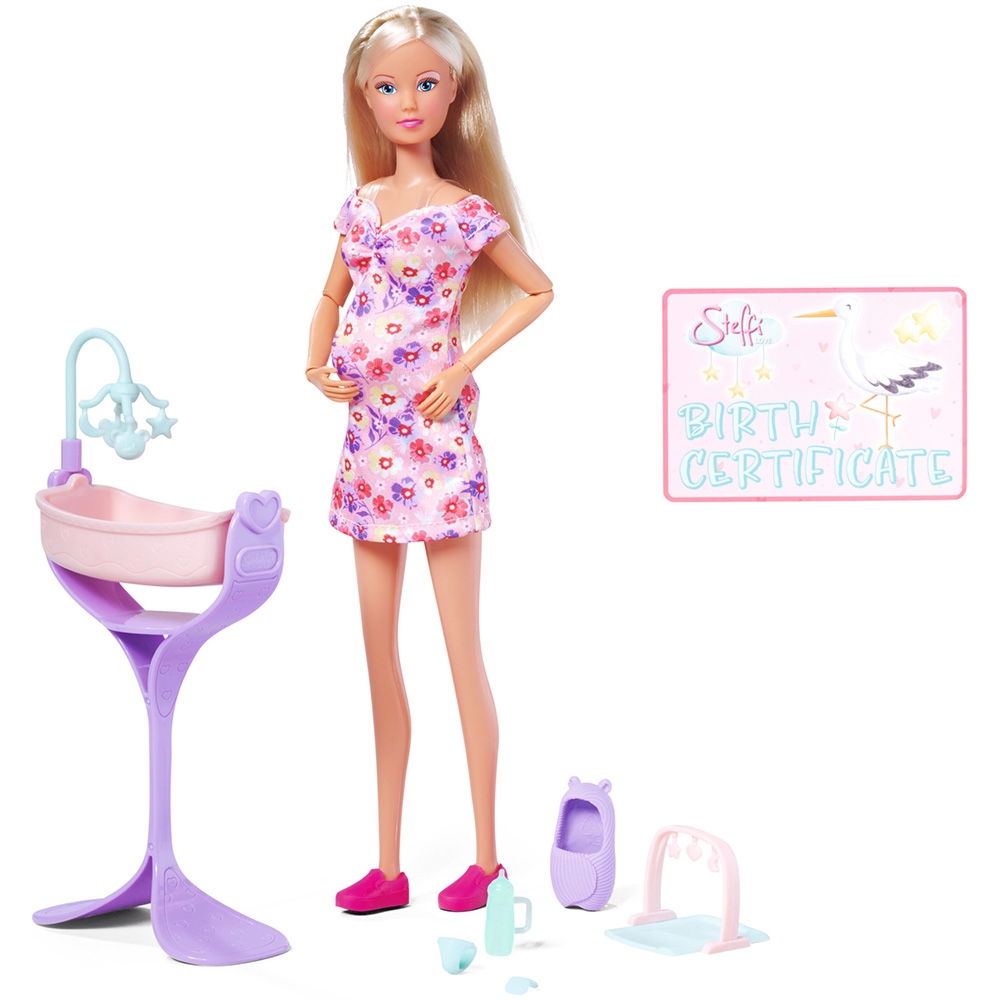 Papusa Simba Steffi Love Hello Baby 29 cm cu accesorii