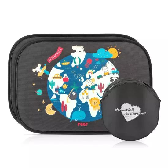 Parasolar auto copii, lipire fara ventuze, set 2 buc, Reer - Default Title