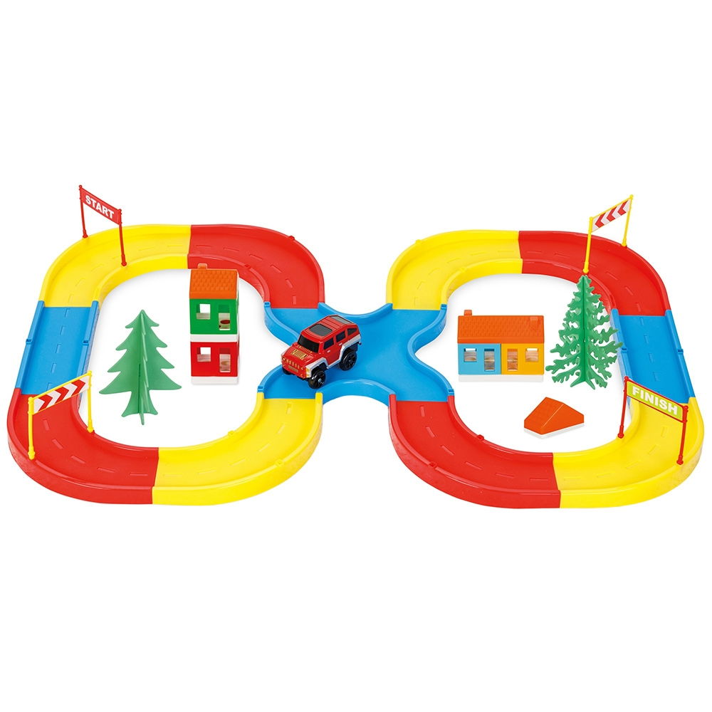 Pista de masini Pilsan Crossroads cu masinuta - Default Title