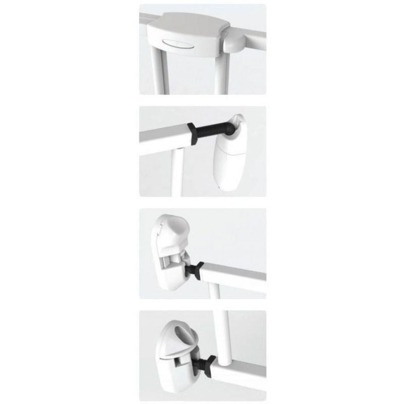 Poarta de siguranta extensibila Noma, 62 – 102 cm, metal negru, N93330