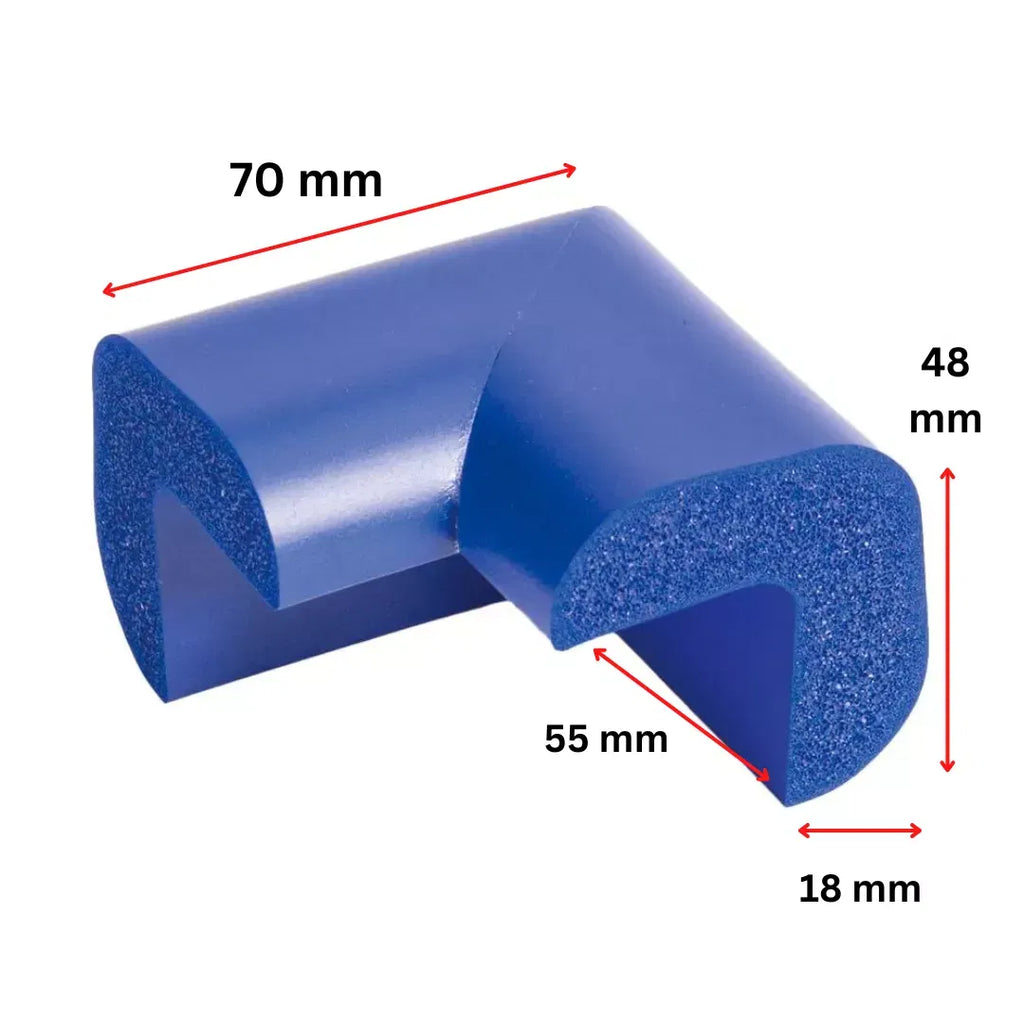 Protectie colturi mobila, albastru - 55(l)x70(L)x48(h)x18(t)