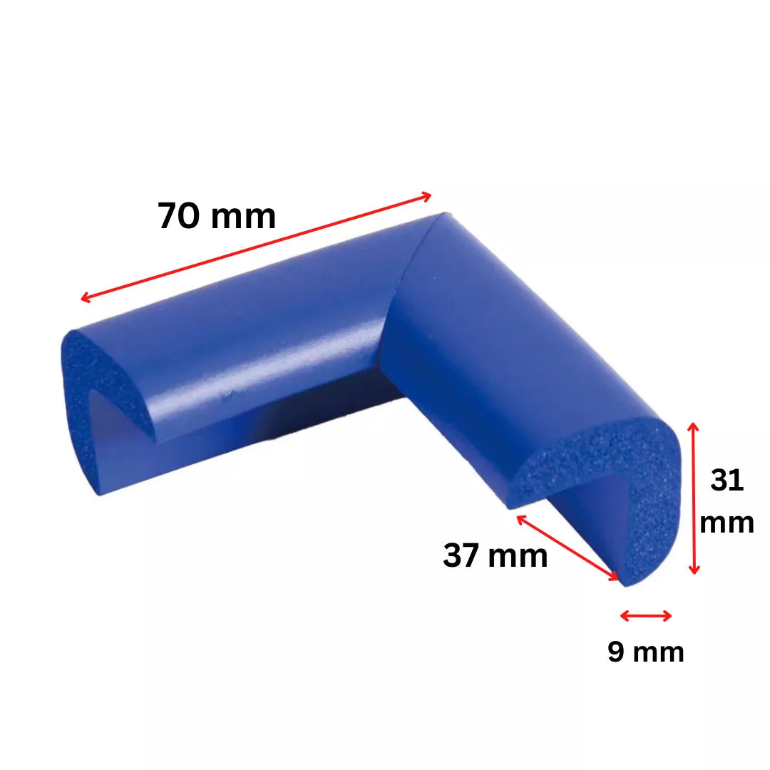 Protectie colturi mobila, albastru - 37(l)x70(L)x31(h)x9(t)