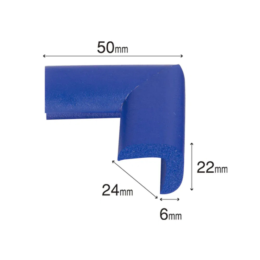 Protectie colturi mobila, albastru - 24(l)x50(L)x22(h)x6(t)