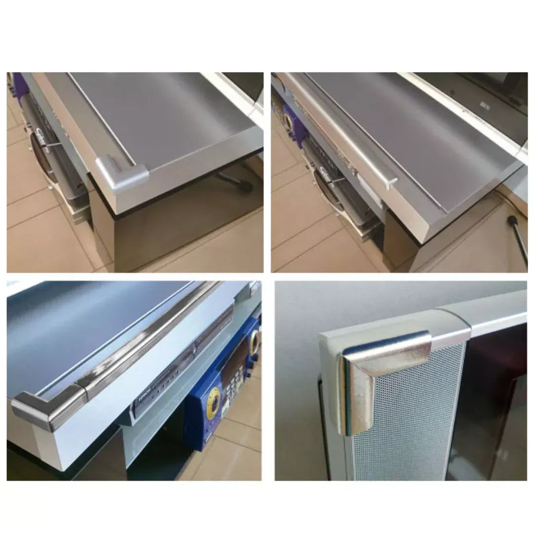 Protectie Colturi Mobila, Argintiu Metalizat