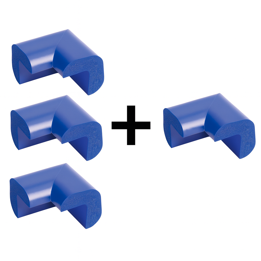 Protecție colțuri mobilă industrială – Spumă cauciuc 3+1 Gratuit - Albastru