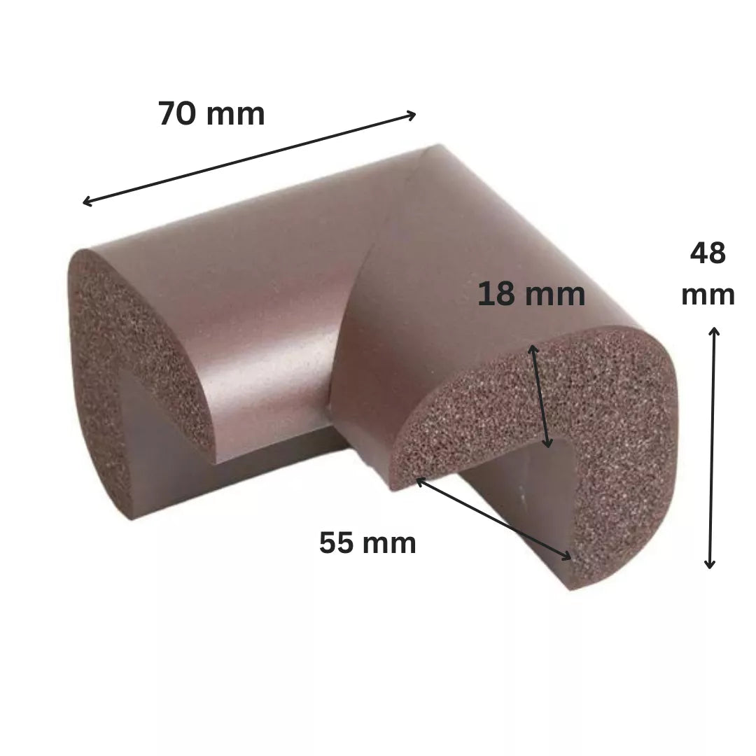 Protectie colturi mobila, maro - 55(l)x70(L)x48(h)x18(t)