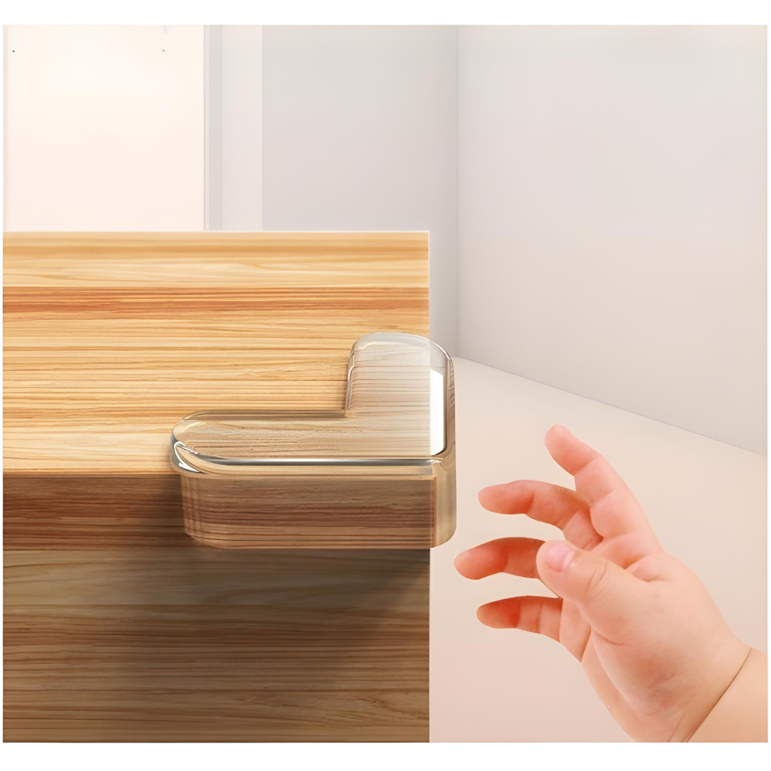 Protecție Colțuri Mobilier, Transparenta - 18(l)x37(L)x15(h)x4(t)