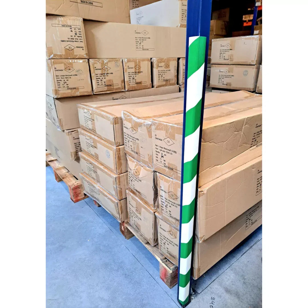 Banda Protectie Muchii Spuma 90 cm Alb-Verde | Carboysafety