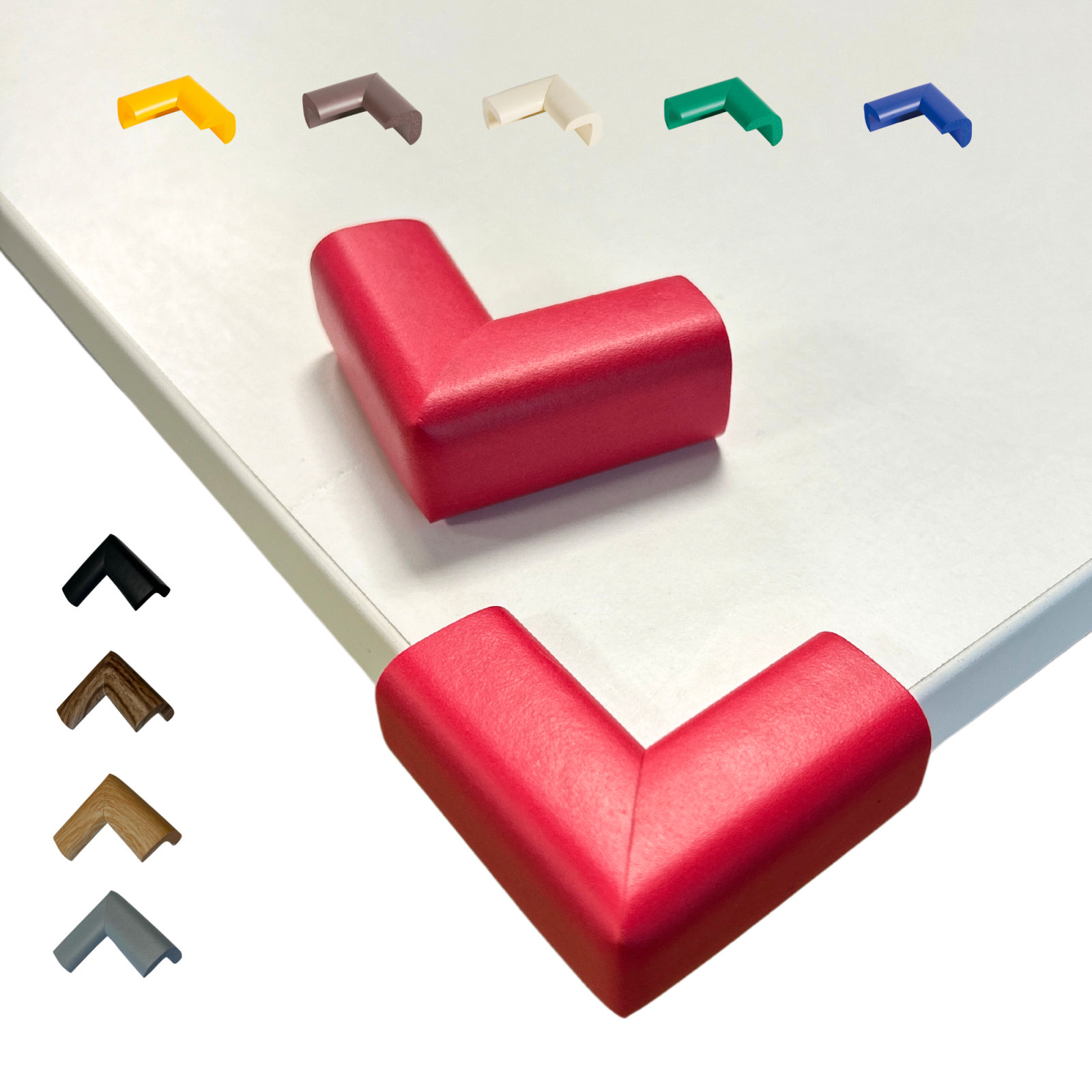 Protectie colturi, rosu - 18(l)x37(L)x15(h)x4(t)