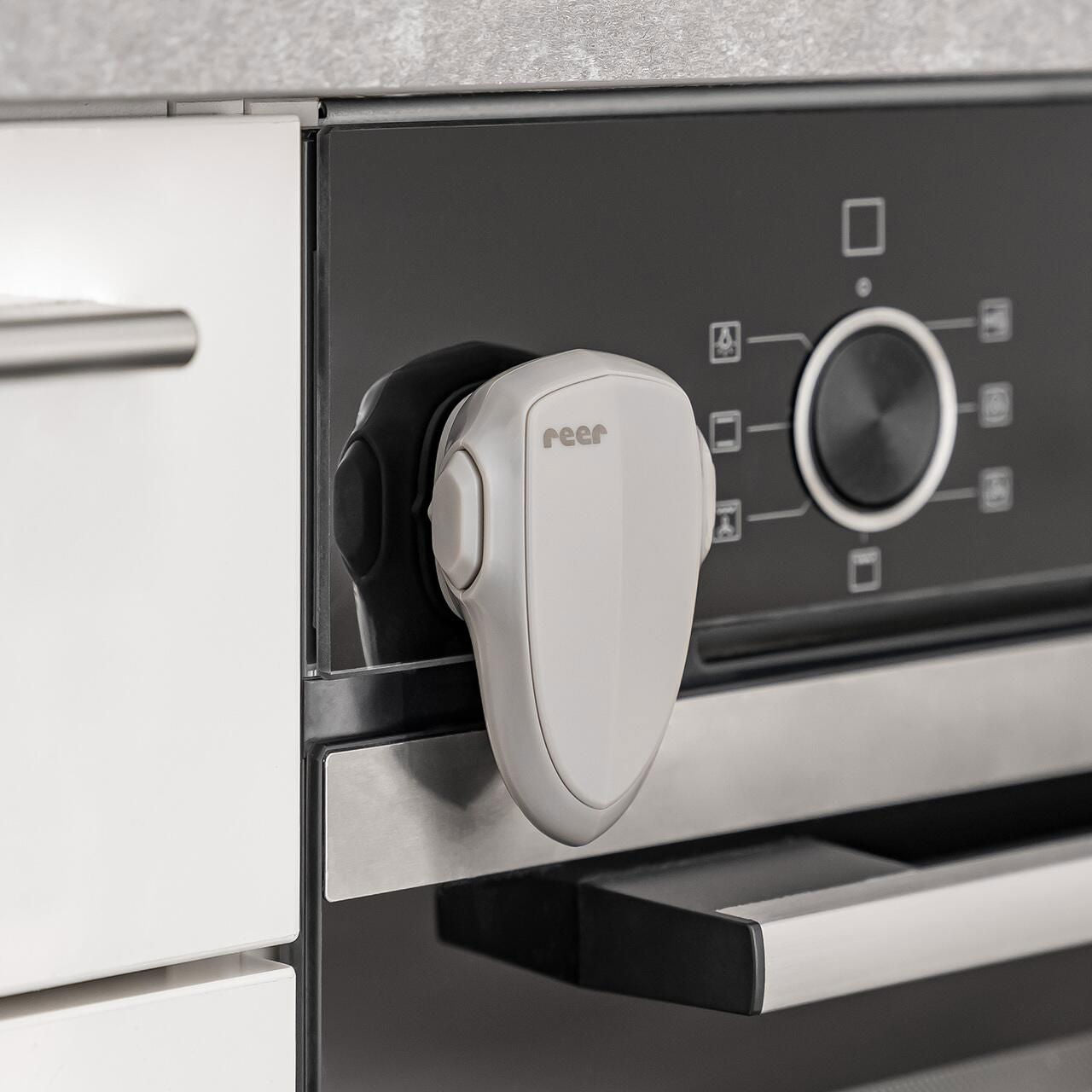 Protectie cuptor copii gri Reer - Default Title