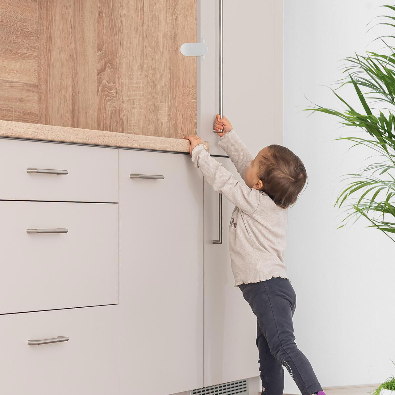 Protectie deschidere usa frigider, cuptor cu microunde, usi glisante, REER 78030