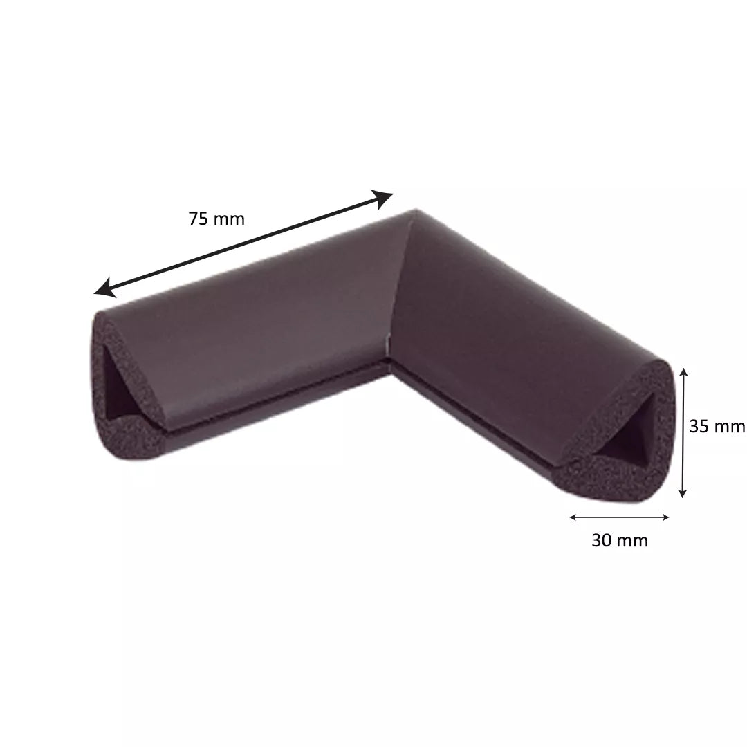 Protectie muchii, din spuma, multicolor - Maro, 35(l)x75(L)x30(h)x20