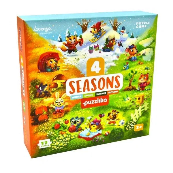 Puzzle Cubika, 4 Anotimpuri, 2 ani+ - Default Title