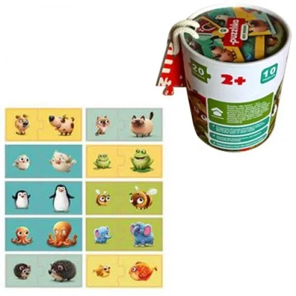 Puzzle Cubika, Familia potrivita, 2 ani+