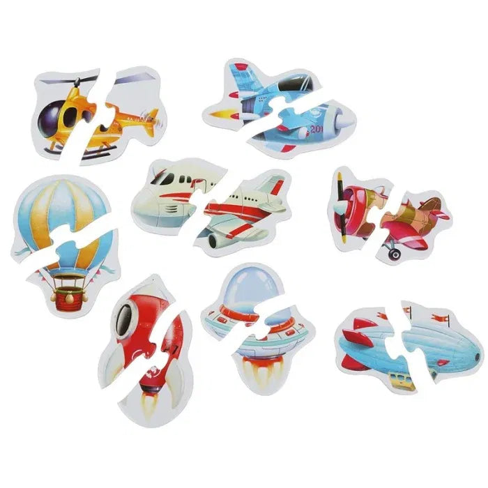 Puzzle Cubika, Transport aerian, 2 ani+