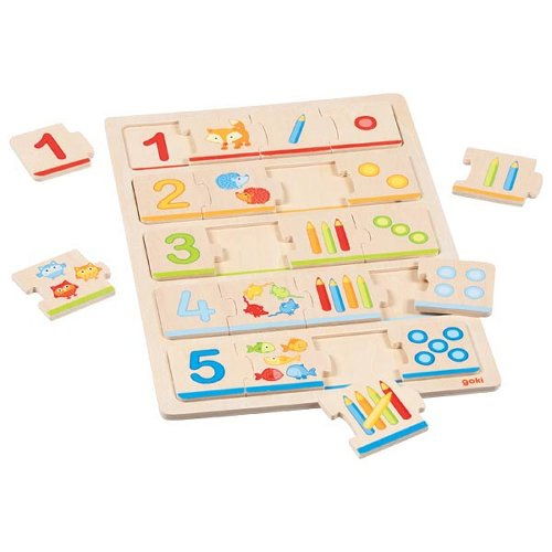 Puzzle Educativ Invatam Sa Numaram Copii 2 Ani+ Goki | Carboysafety