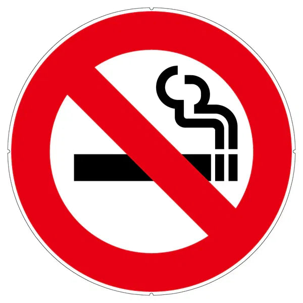 Semn Fumat Interzis, Autoadeziv, 256mm - Default Title