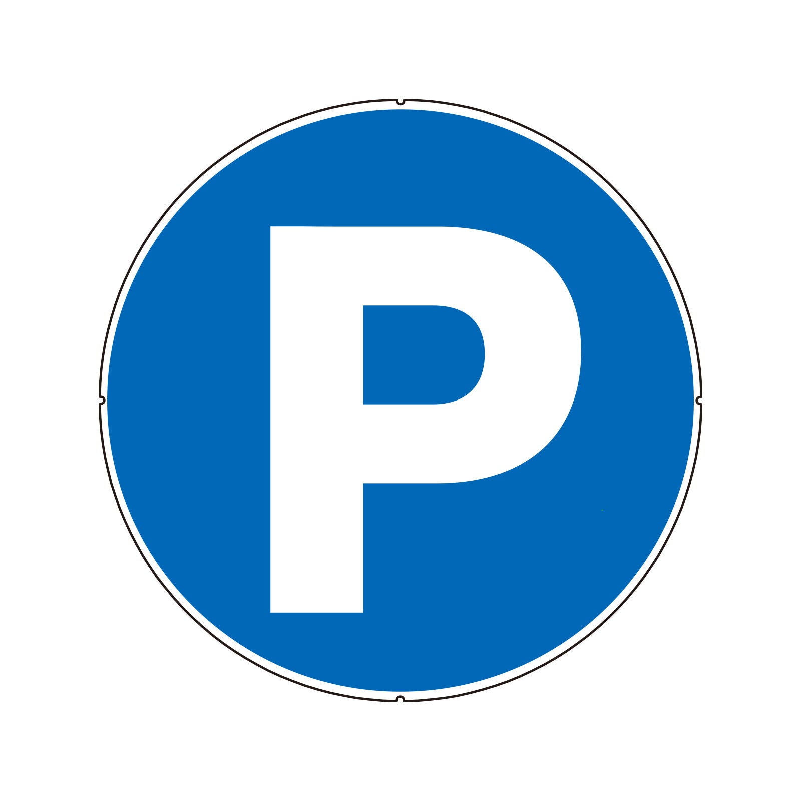 Semn parcare, autoadeziv, 256mm - Default Title