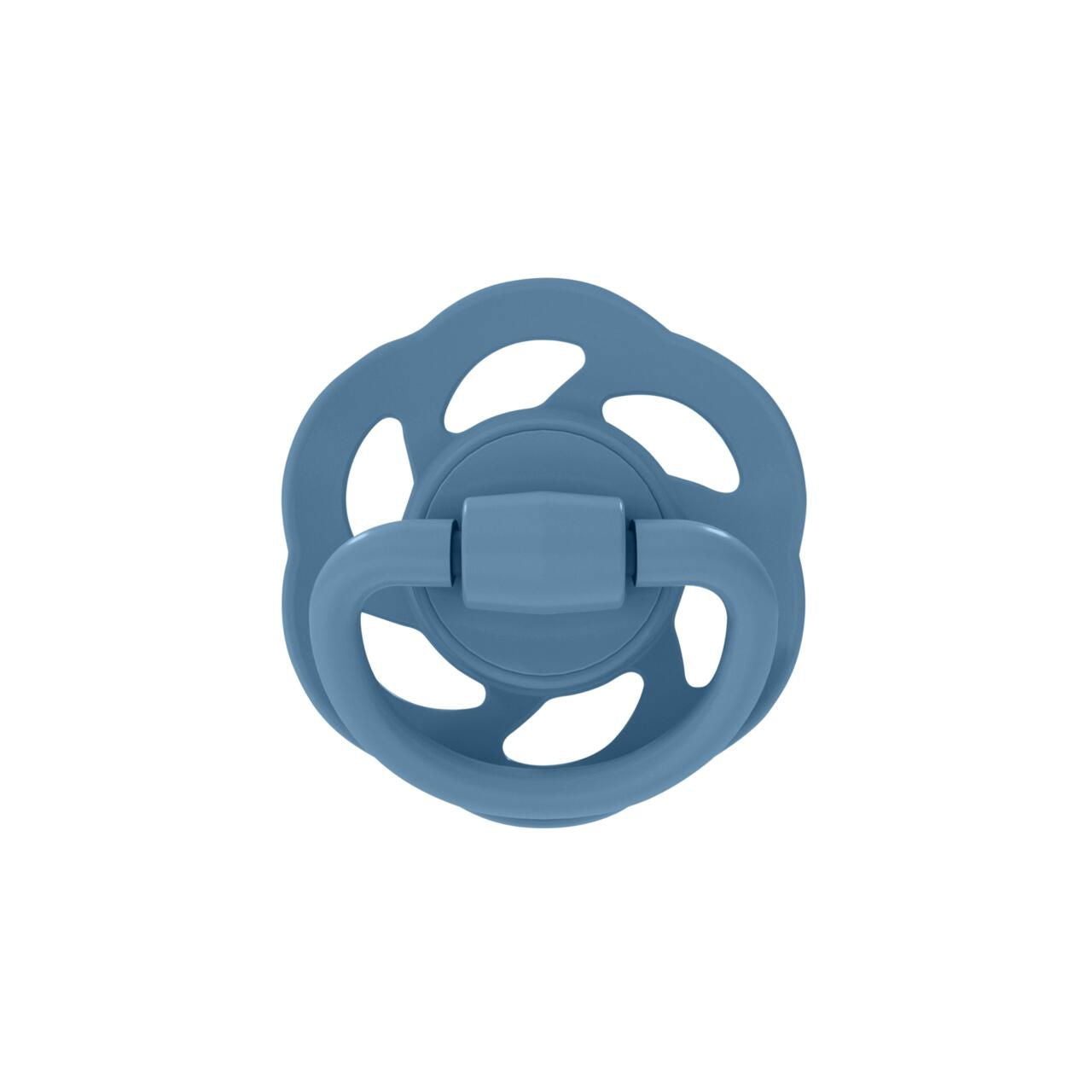 Set 2 suzete Nip Cherry Boy cu tetina rotunda din latex natural, 0-6 luni, nip 38881