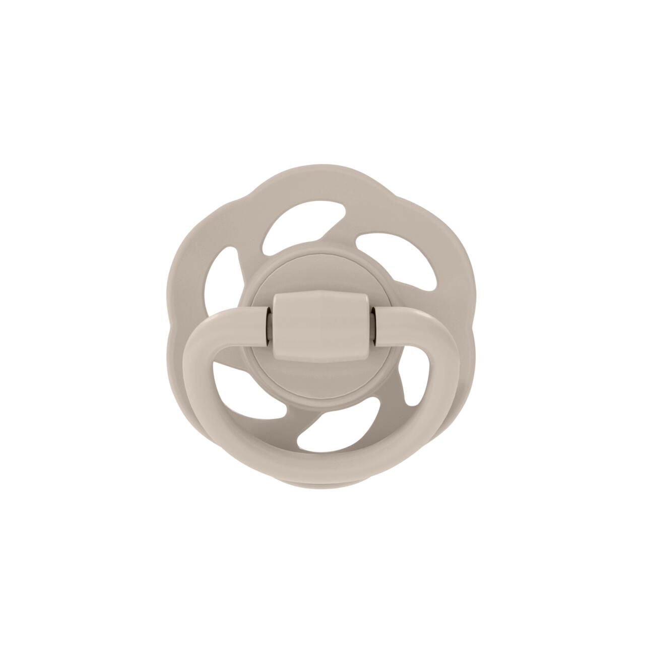 Set 2 suzete Nip Cherry Girl cu tetina rotunda din latex natural, 0-6 luni, nip 38882