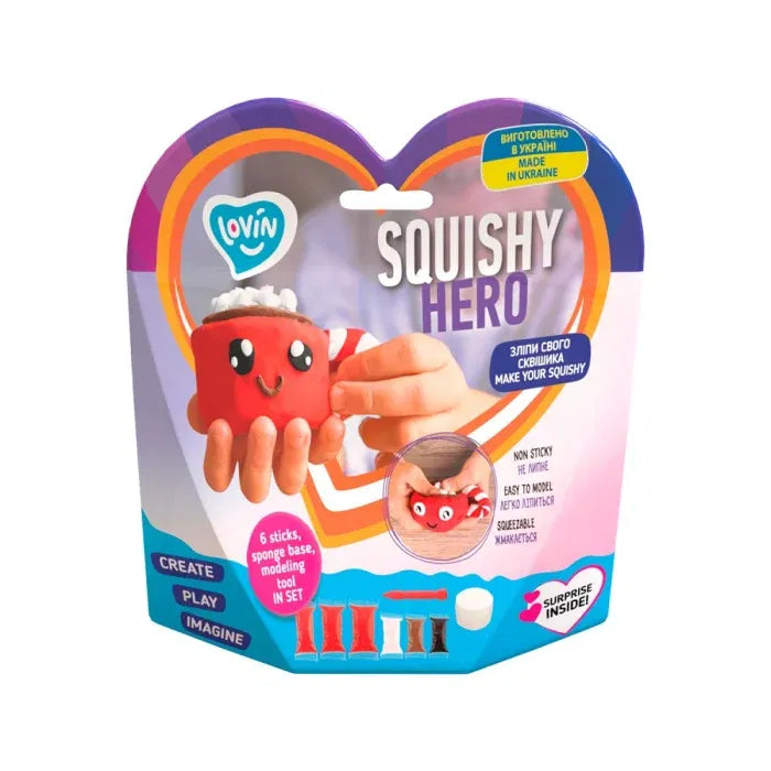 Set Air Clay cu argila usoara pentru modelaj Lovin, Squishy Hero, Cupcao, 3 ani+ - Default Title