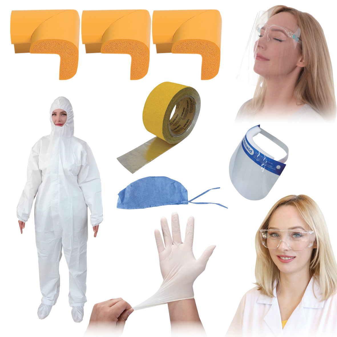 Set complet echipamente protecția muncii, 8 piese, Car-Boy - Default Title