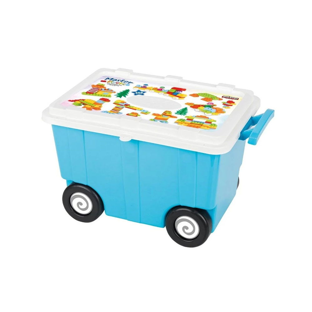 Set constructie Pilsan Master Blocks in Chest 368 piese - Default Title