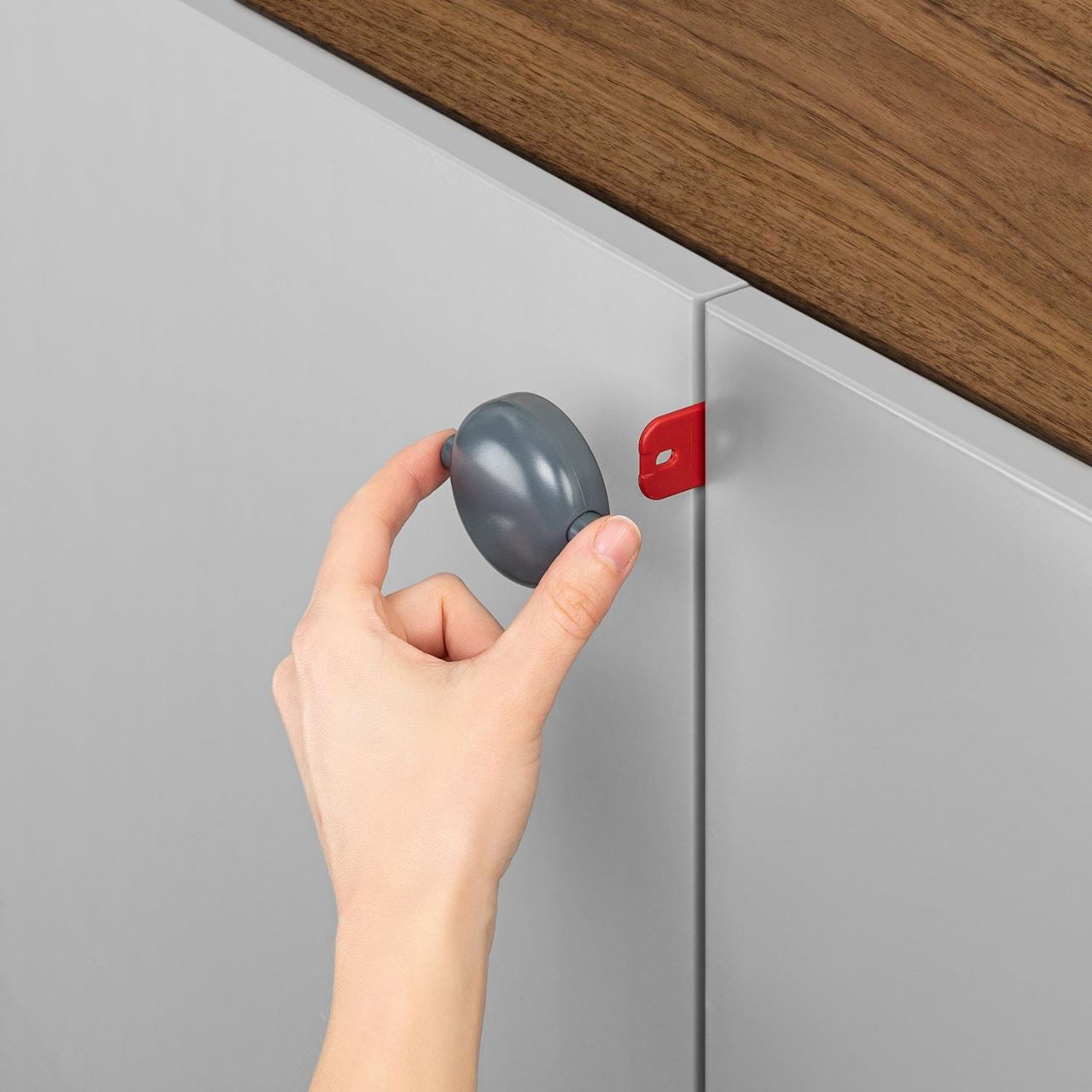 Siguranta pentru usi duble gri Reer 71081 - Default Title