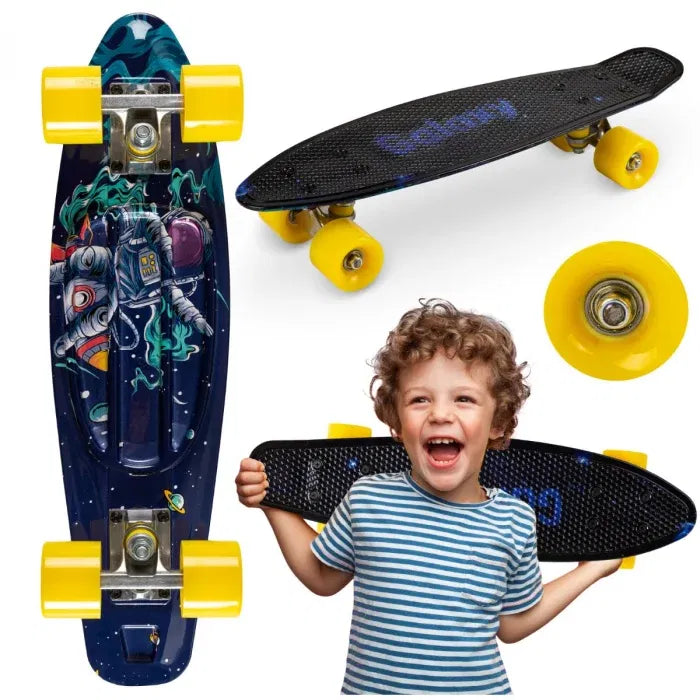 Skateboard copii, 3ani+, Qkids, Galaxy - Spaceman