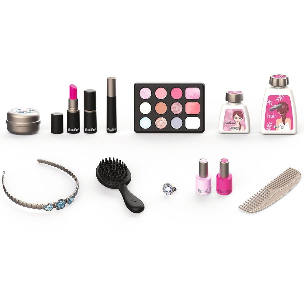 Smoby Gentuta cosmetica pentru fetite, My Beauty Vanity cu accesorii