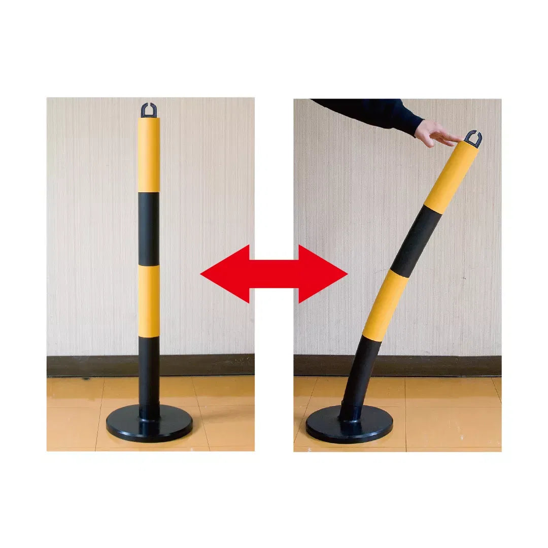 Stâlp delimitare acces cauciuc flexibil 250x1280x60 mm