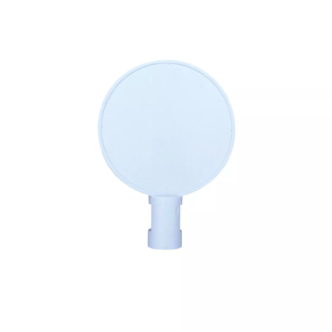 Suport indicatoare rutiere si oglinda convexa, alb, 28cm - Default Title