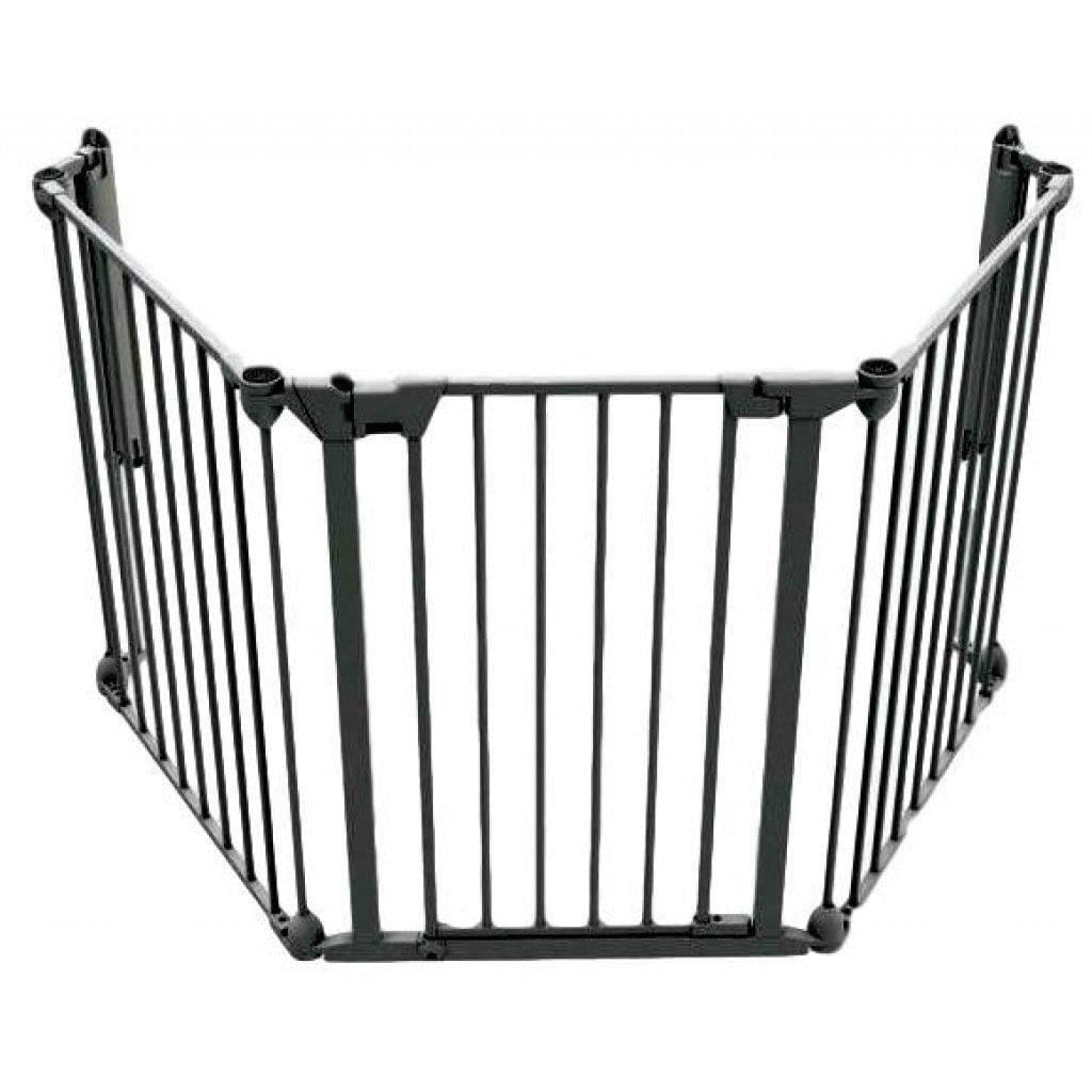 Tarc de siguranta modular pentru copii cu 3 panouri, metal negru, Noma - Default Title