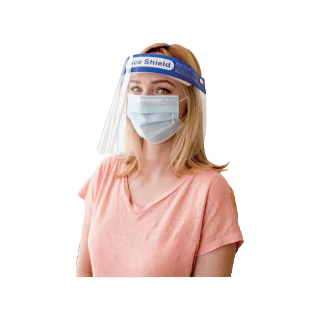 Viziera de protectie faciala, Face Shield, antiaburire, cu burete si elastic, 1buc, FM-45 - Default Title