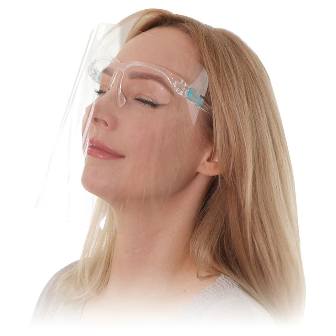 Viziera De Protectie, Pe Rama De Ochelari, Cu Folie De Protectie Inlocuibila, Set 10 Buc, Car-Boy Safety - Default Title